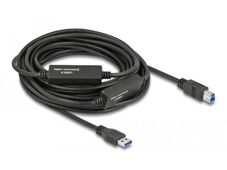 DELOCK 85380 Kabel, USB Schwarz