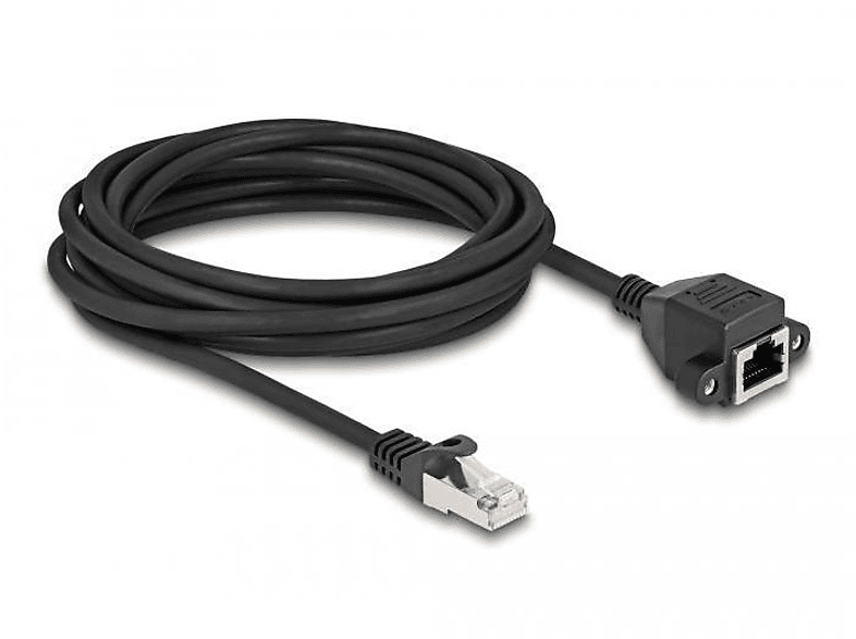 RJ50-Kabel, 80196 Schwarz DELOCK