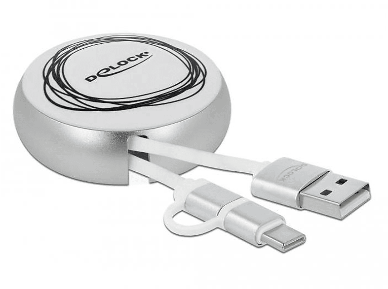 Kabel, Mehrfarbig DELOCK USB 85821