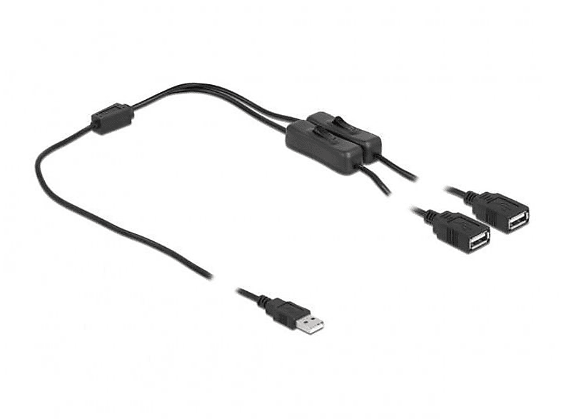 DELOCK USB Schwarz 86803 Kabel,