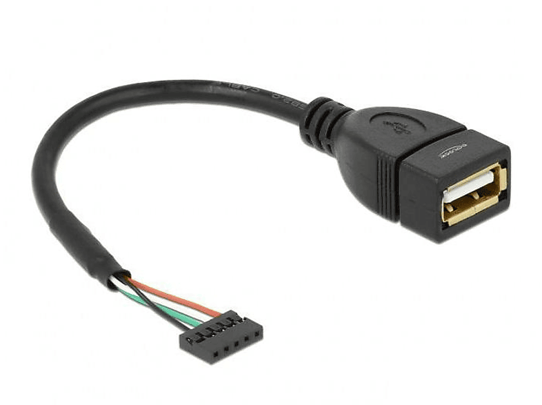 DELOCK 84831 USB Kabel, Schwarz