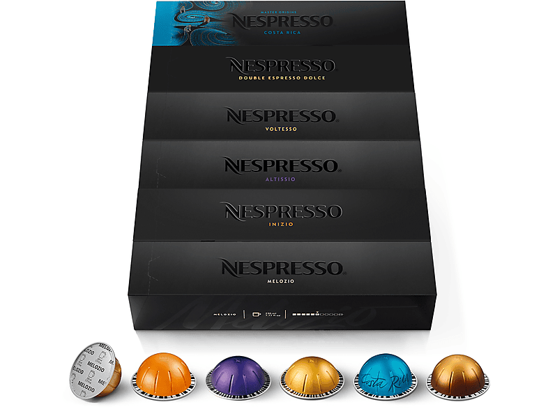 NESPRESSO Nespresso Kapseln Kaffeeset für das VERTUO System, 60 ...