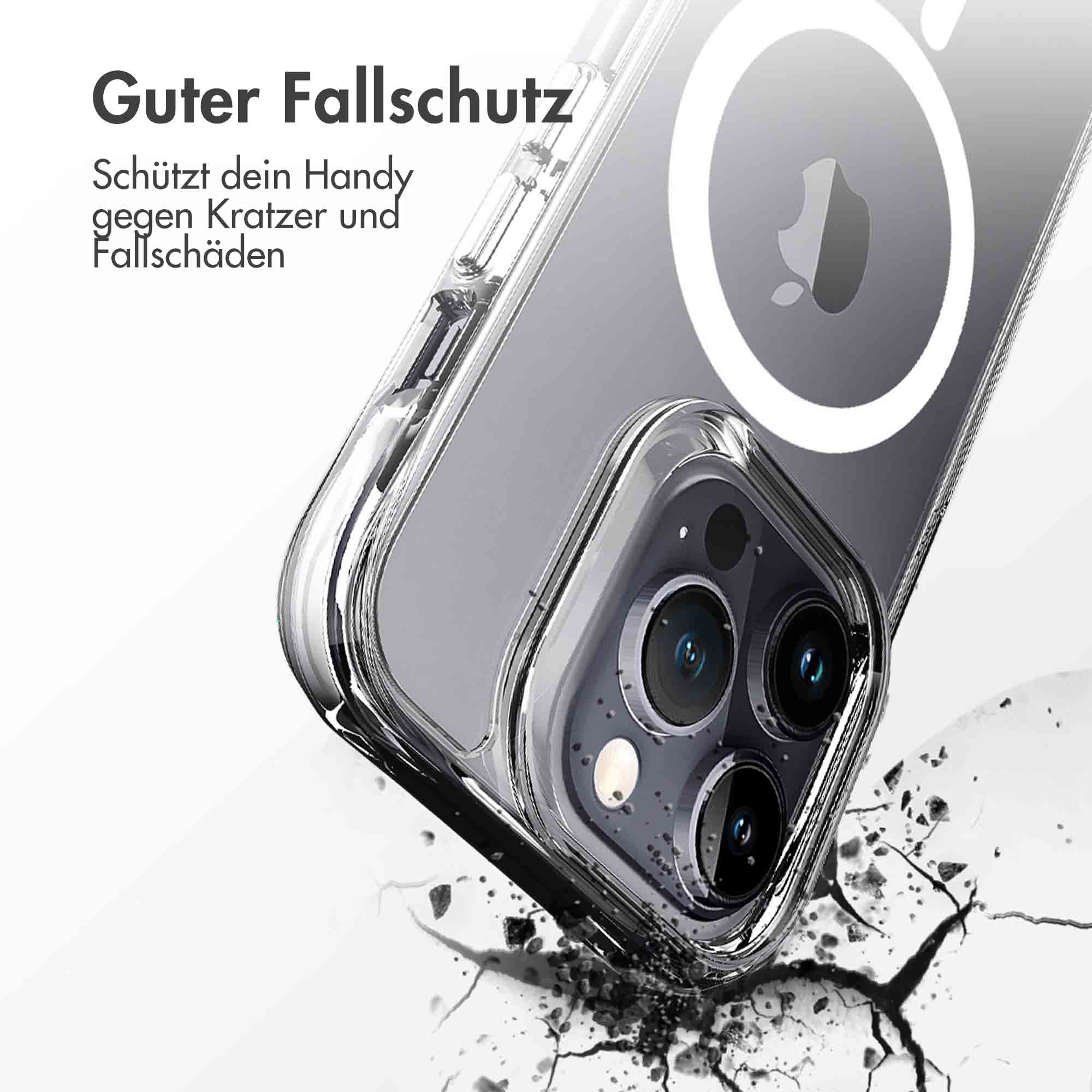 IMOSHION Stoßfest Backcover, MagSafe, Apple, Transparent Apple Pro, iPhone 14 Silikon