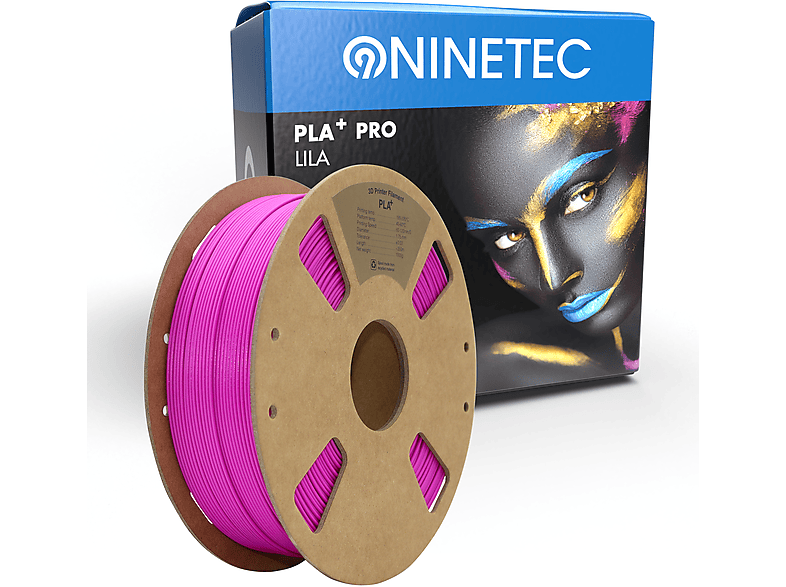 NINETEC PLA+ Filament PRO Lila