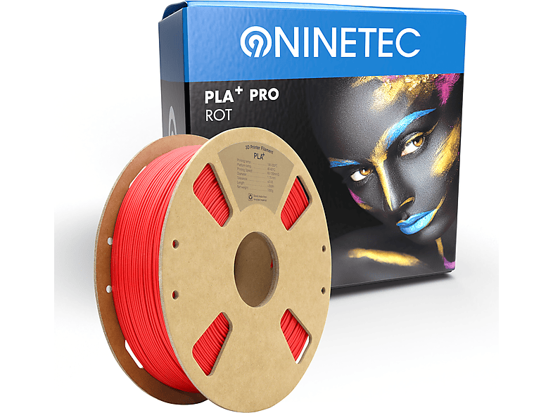 NINETEC PLA+ PRO Rot Filament