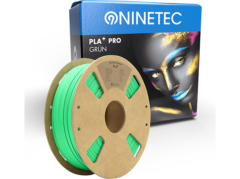 Grün Filament PLA+ NINETEC PRO