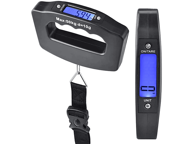 PARENCE Gepäckwaage Digital 40kg - Tragbare Kofferwaage Für Reisen