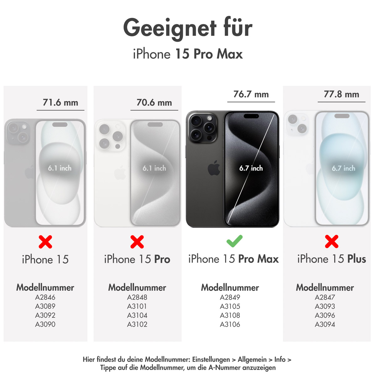 IMOSHION Stoßfest Silikon MagSafe, Backcover, Max, 15 iPhone Apple Pro Transparent Apple