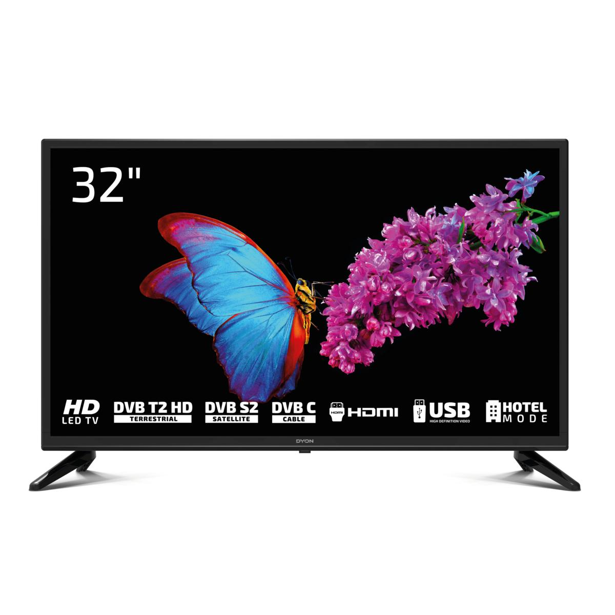 32 / LED 32 cm, (Flat, 80 V2 Zoll Pro TV Enter HD) X2 DYON
