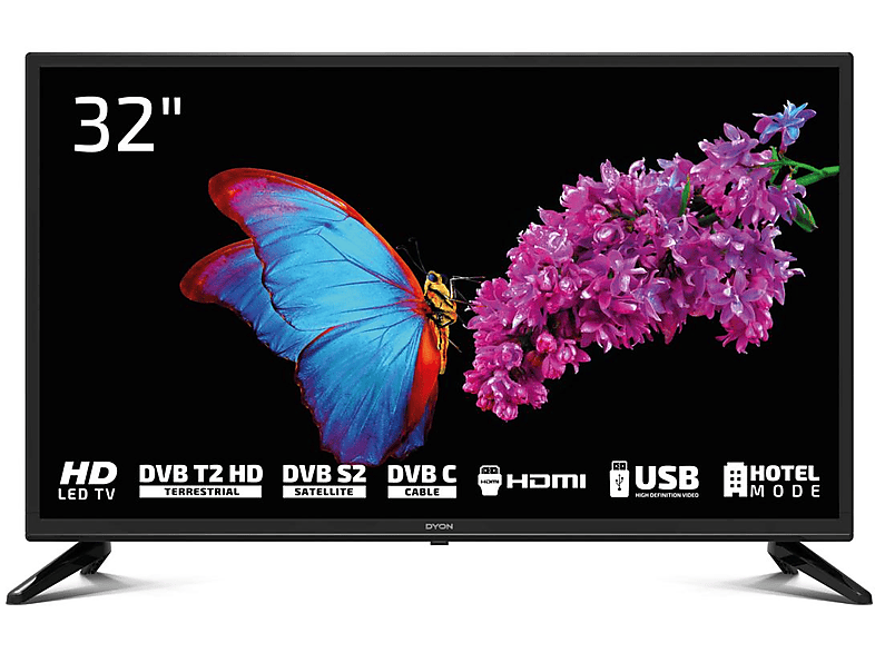 DYON Enter 32 Pro X2 V2 LED TV (Flat, 32 Zoll / 80 cm, HD)