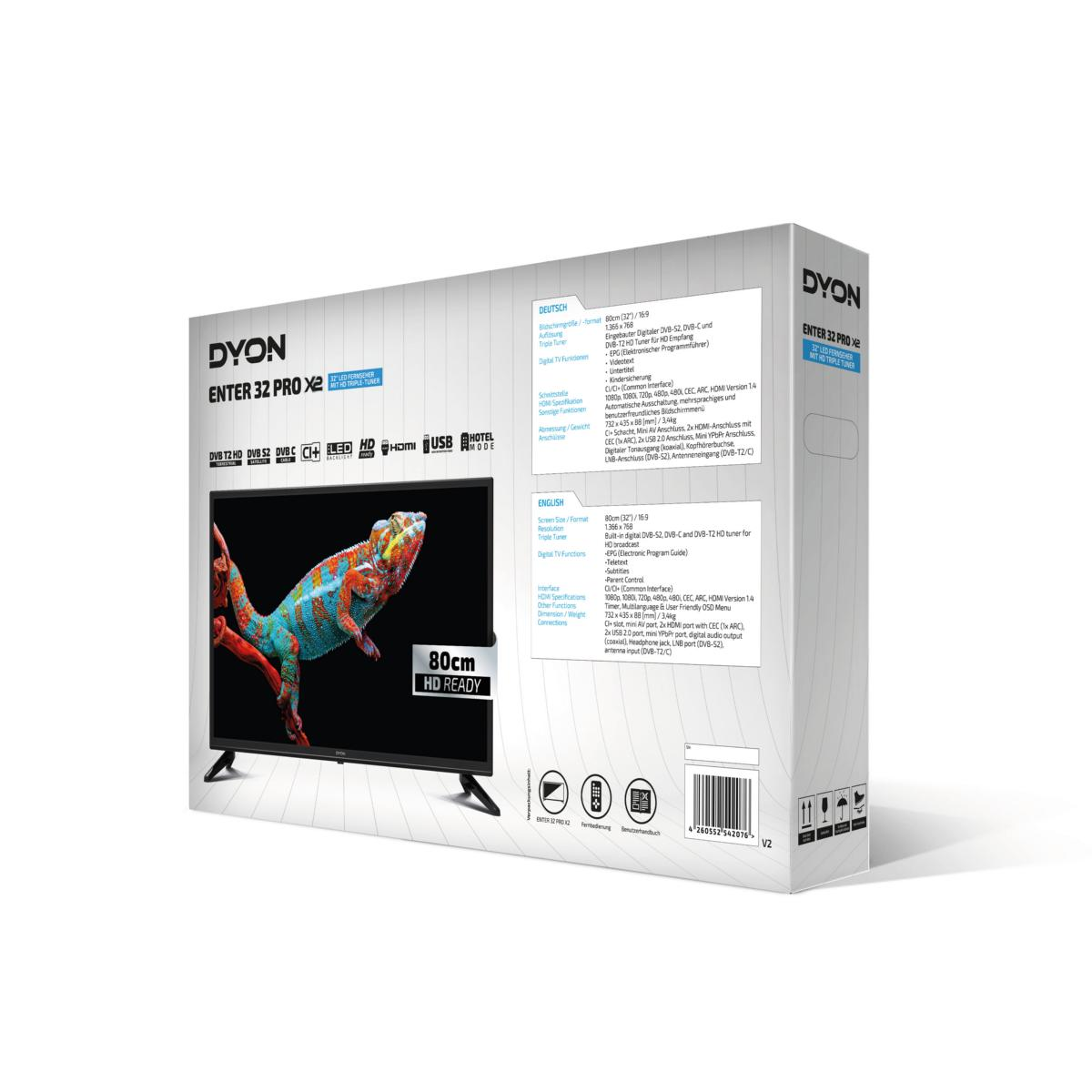 ALLIMITY Sostituisci Telecomando adatto per Dyon Enter 32 Pro X, Enter 32 Pro X2, Enter 24 Pro X