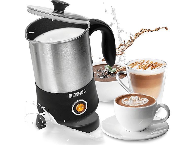 DURONIC MF300 Milchaufschäumer, Silber, 550 Watt