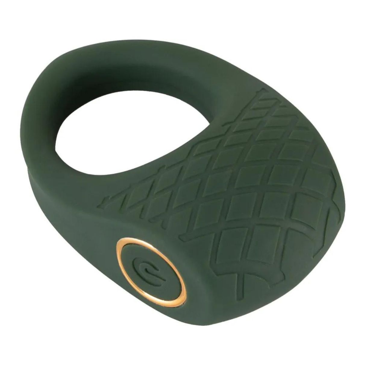 Luxurious Vibrator EMERALD LOVE Cock Vibro Ring