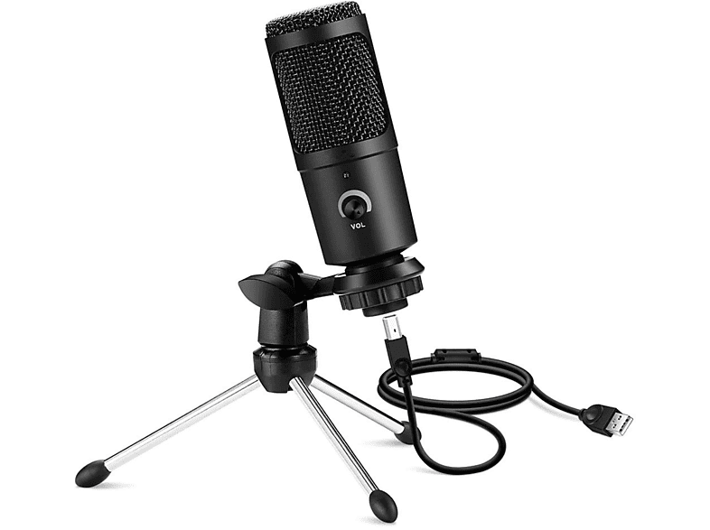 Schwarz Mikrofon Microphone VALKIA