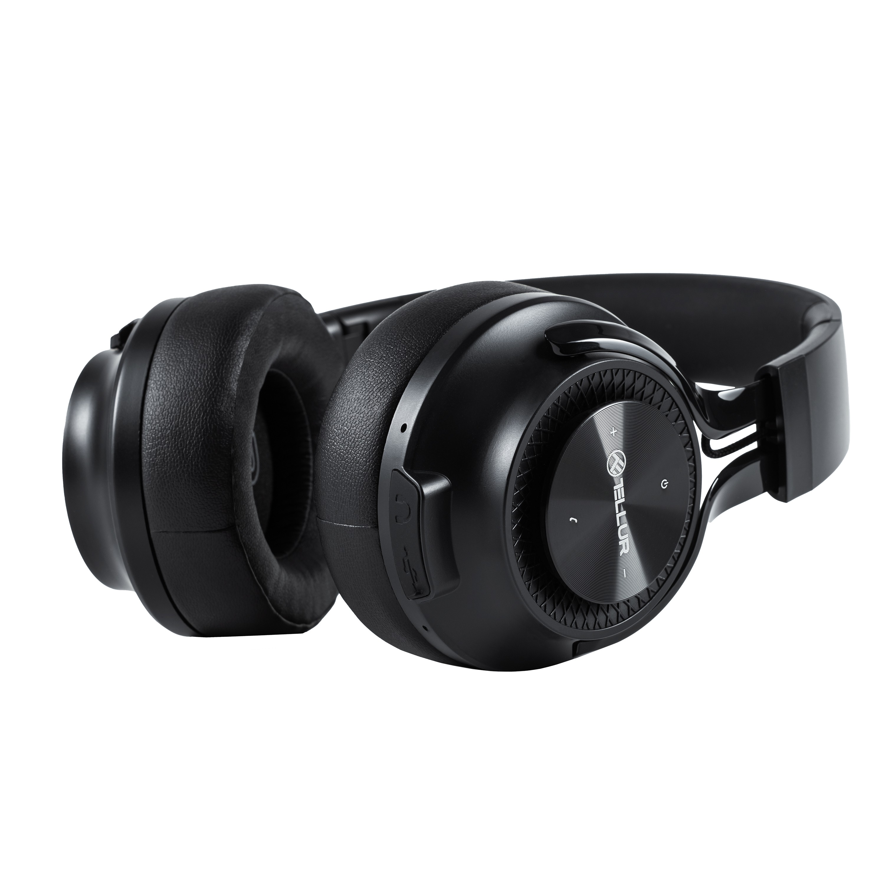 Black Bluetooth TELLUR Kopfhörer Bluetooth Over-ear Feel,