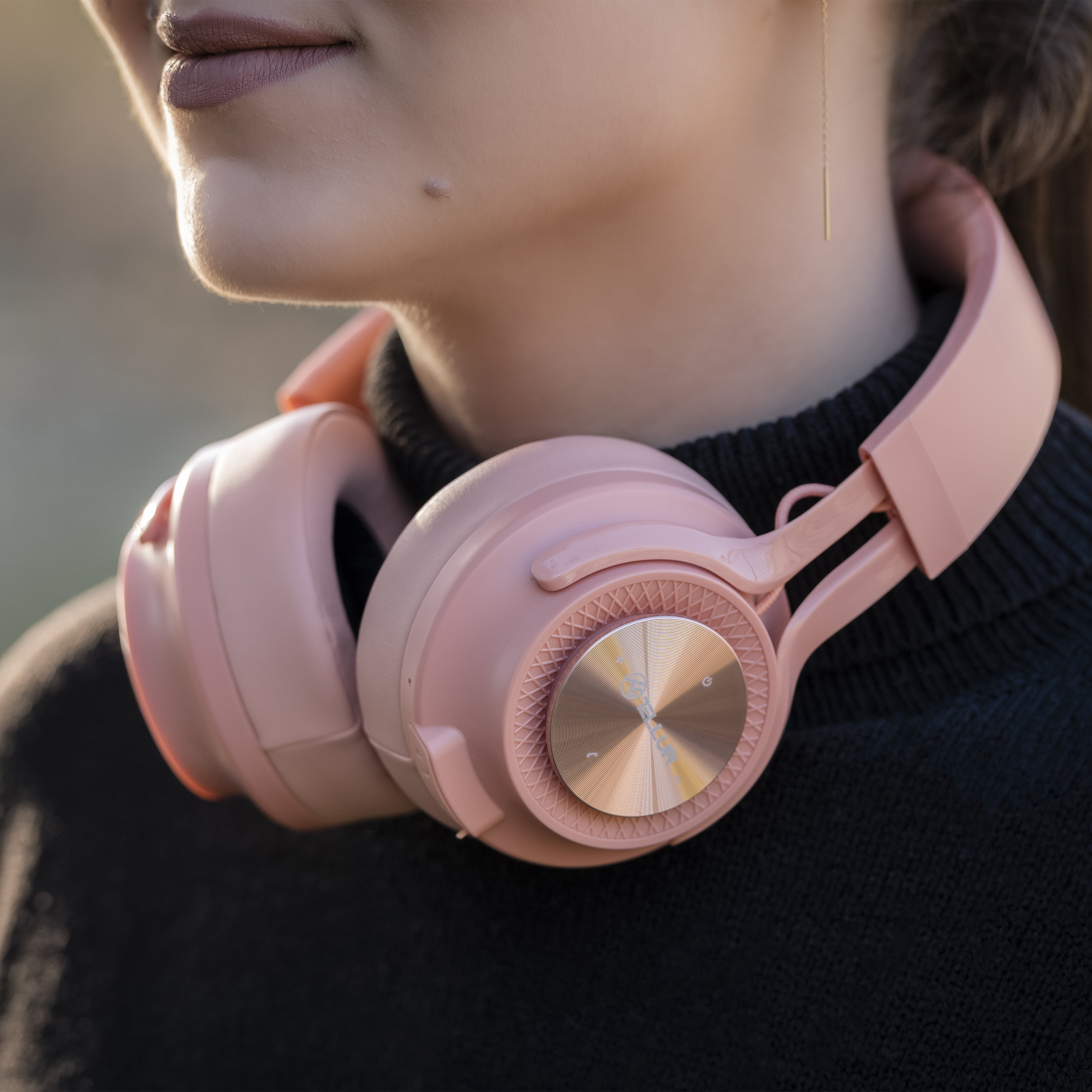 Over-ear Feel, Bluetooth Pink Kopfhörer Bluetooth TELLUR