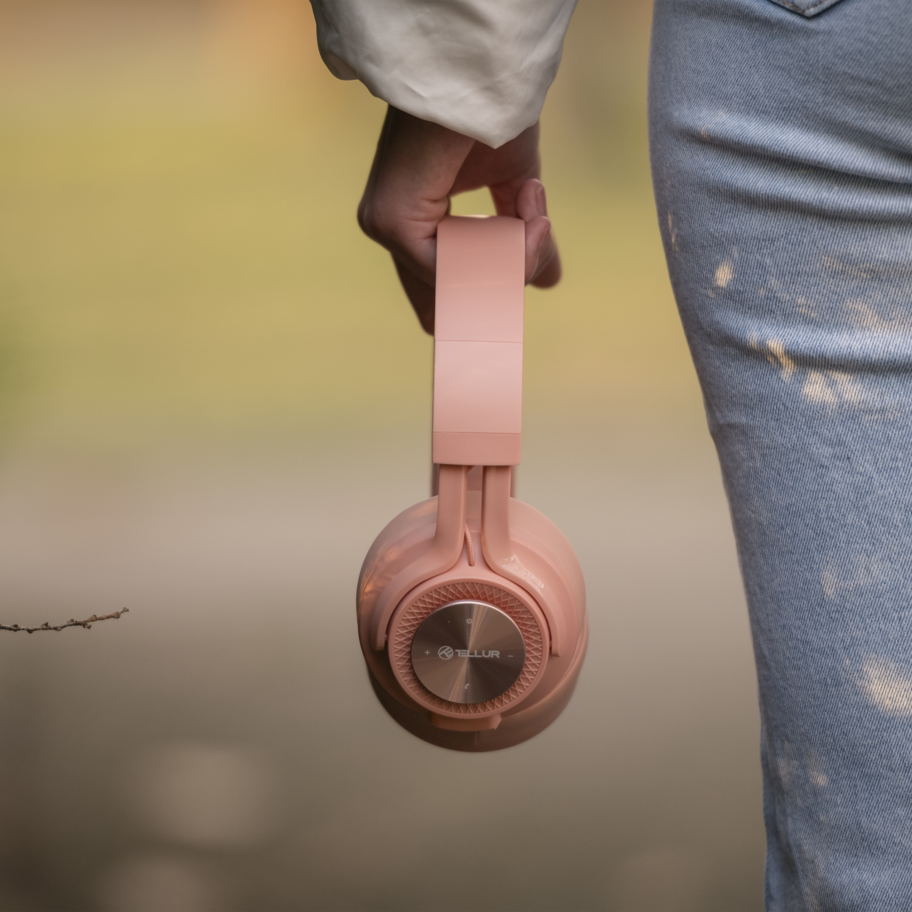 TELLUR Feel, Over-ear Bluetooth Kopfhörer Bluetooth Pink