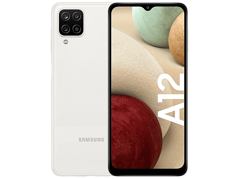 SAMSUNG REFURBISHED (*) Galaxy A12 (dual sim) 64 GB 64 GB weiß Dual SIM