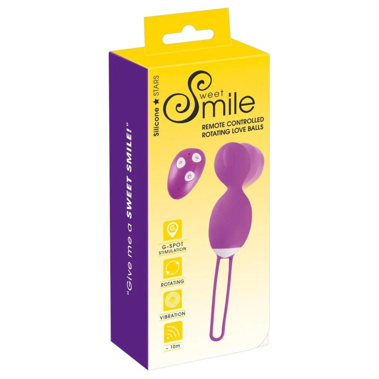 SWEET SMILE RC Rotating Love Ball Vibrator | SATURN