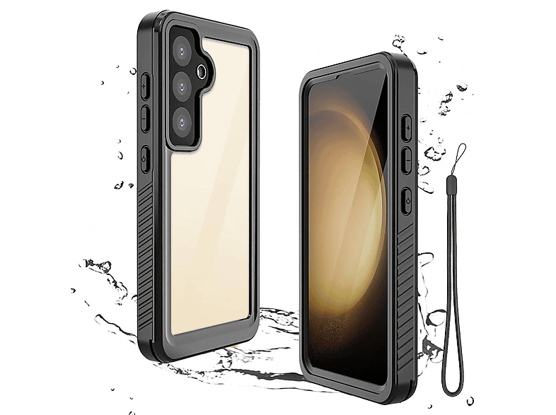 WIGENTO 360 Grad Wasserdichte Full Body Hülle, Full Cover, Samsung, Galaxy S24, Schwarz MediaMarkt