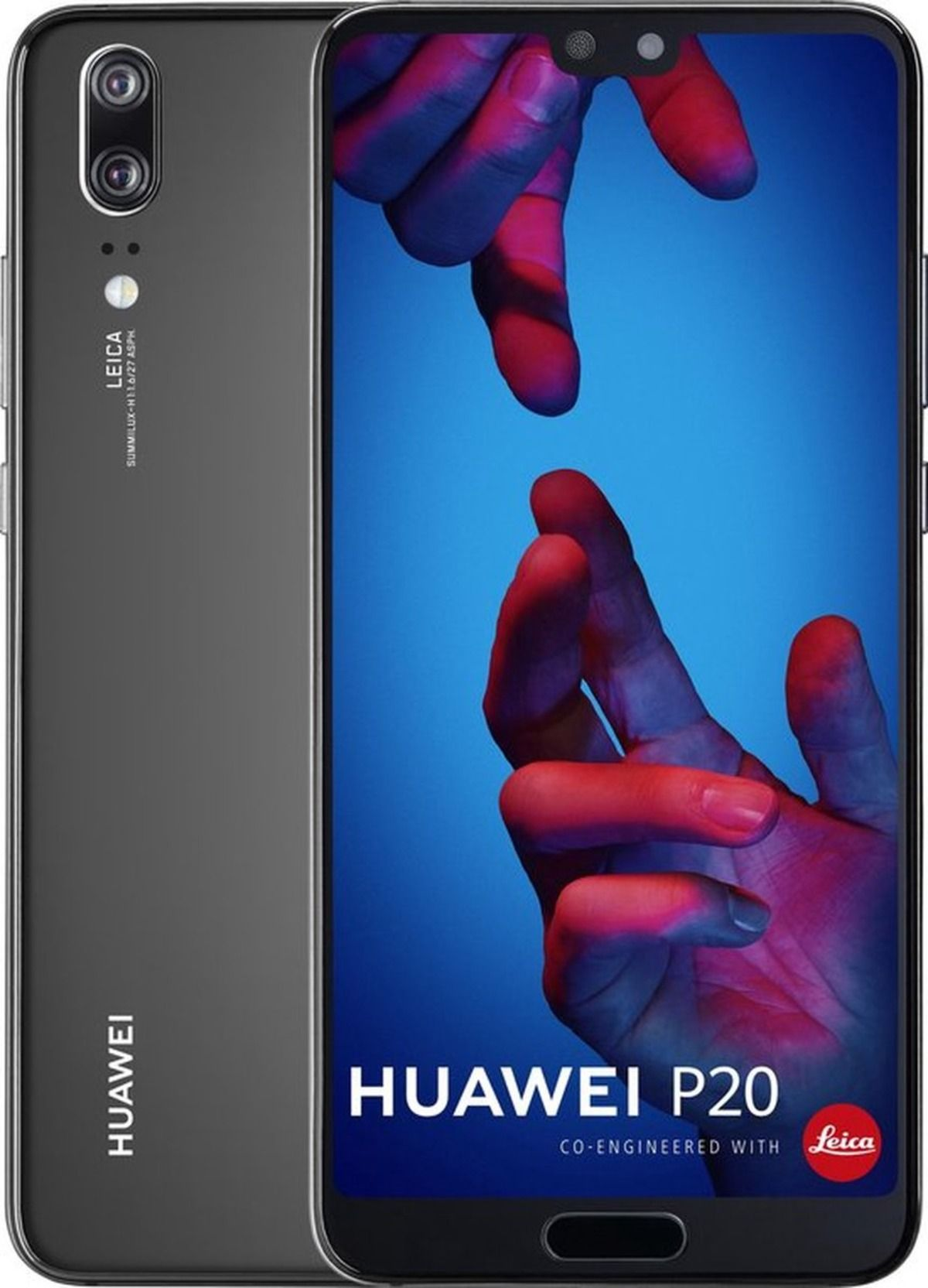 128 P20 (dual schwarz GB Dual SIM (*) GB HUAWEI sim) REFURBISHED 128