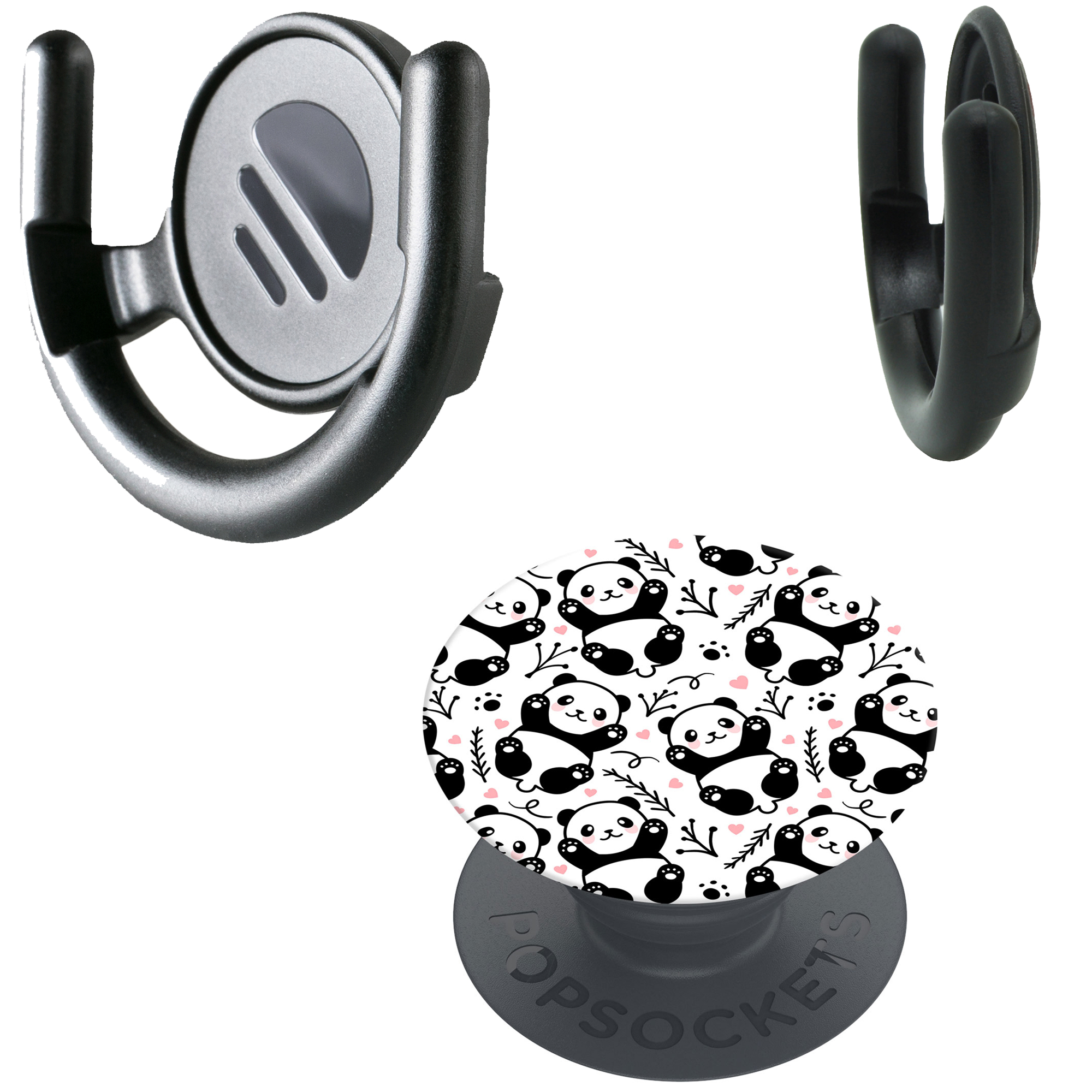 POPSOCKETS PopMount + Boom Handyhalterung, Panda PopGrip