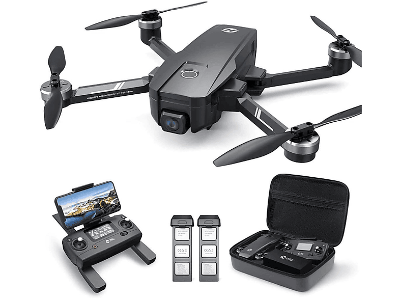STONE GPS Quadrocopter mit Kamera Drohne, EIS UHD Schwarz 4K
