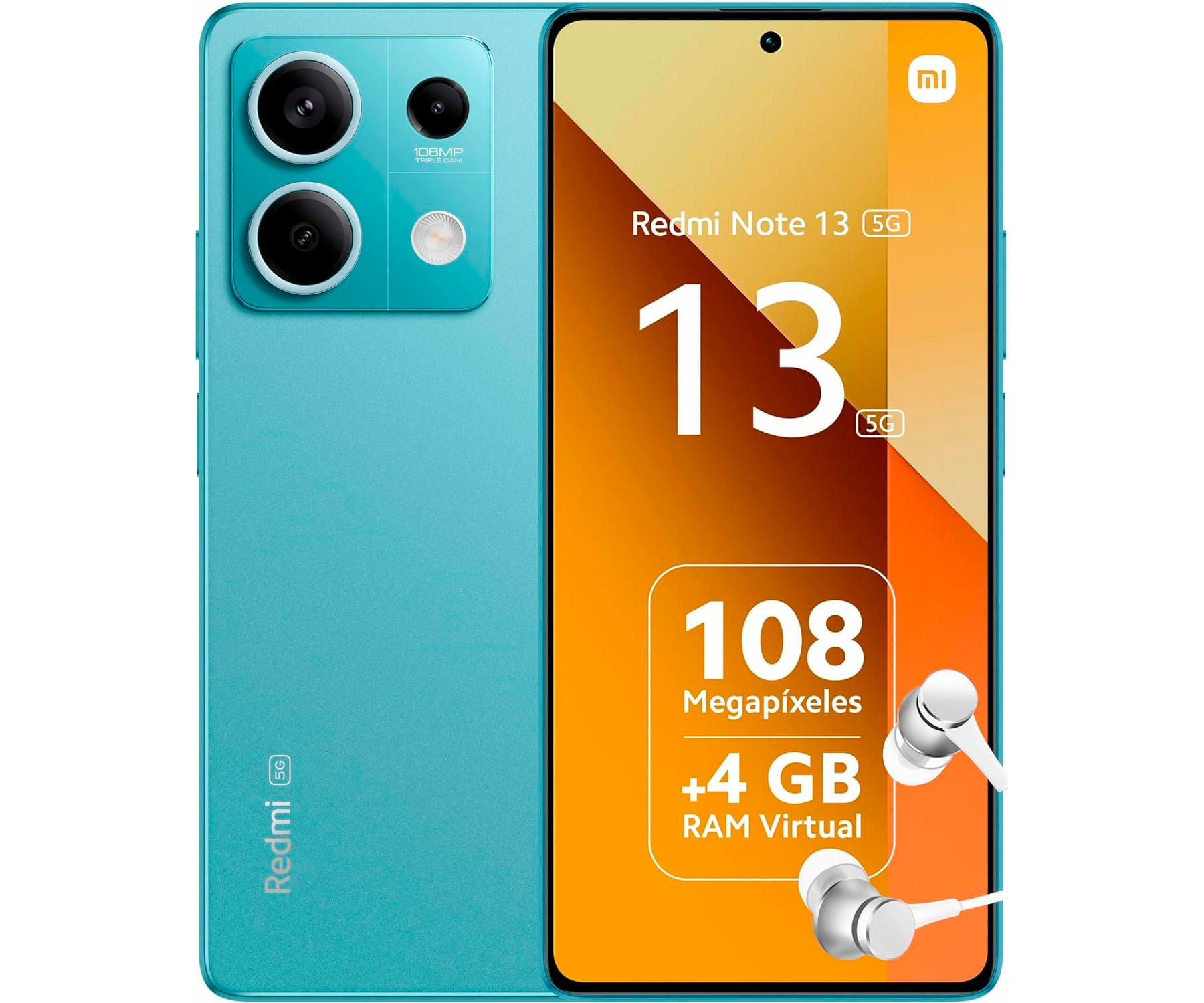 スマートフォン本体 Redmi note 13 5G Xiaomi Redmi Note 13 5G 8+256GB, Fotocamera Super-Clear da 108 MP