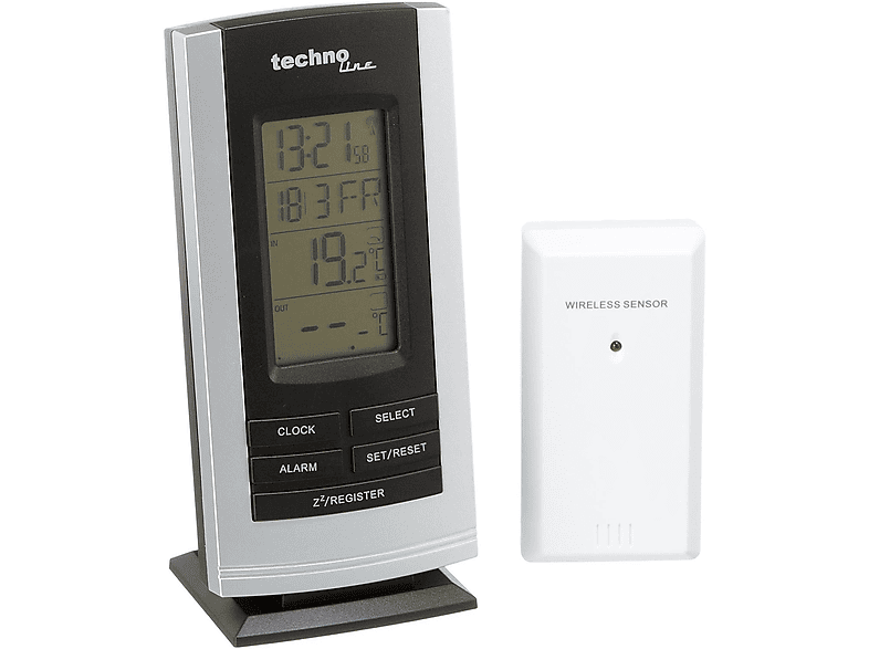 Technoline WS7049, Bianco, Argento