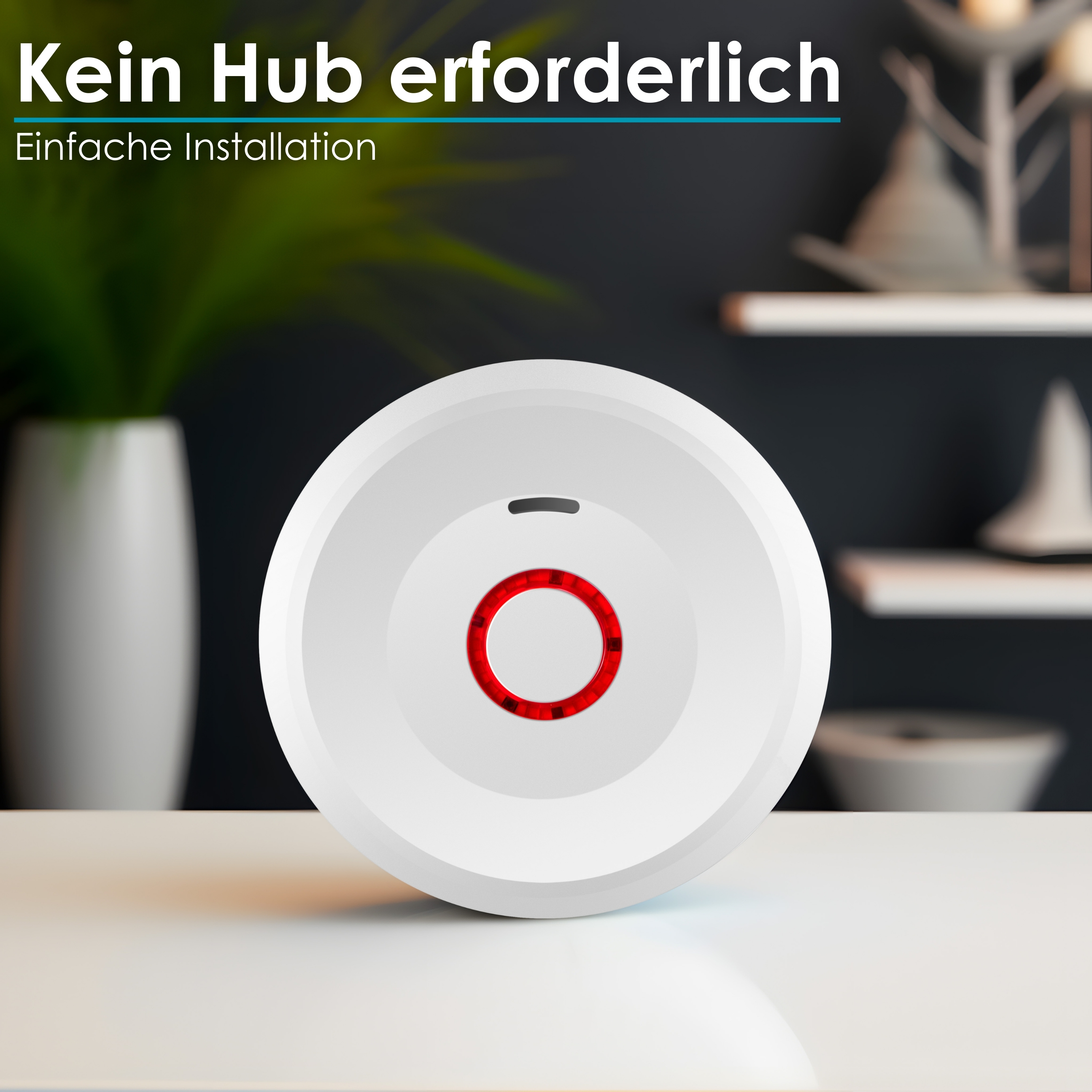 Wi-Fi weiß Rauchmelder, ECHOS Rauchmelder Eco-4140