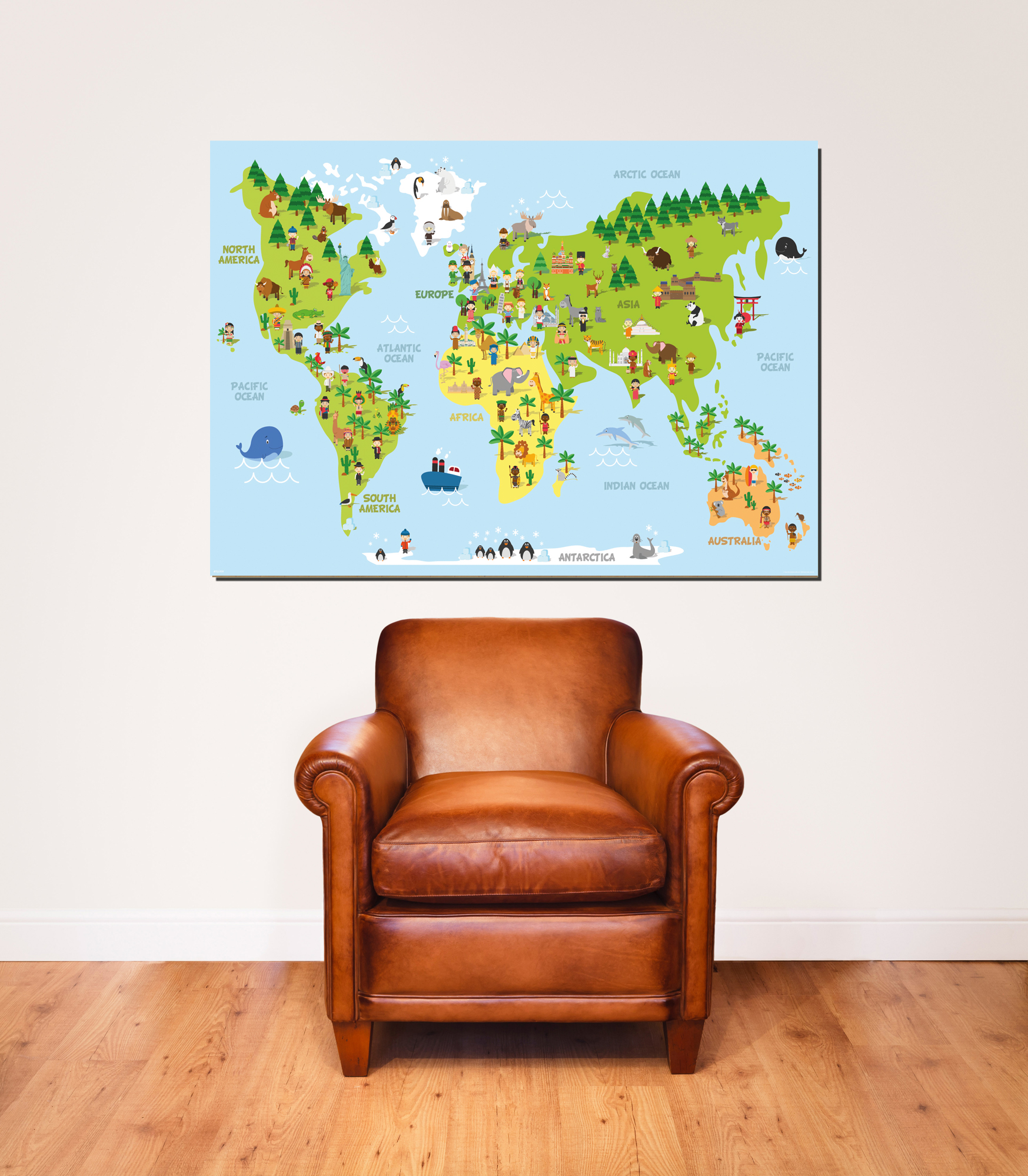 World Children’s Map - Kinderweltkarte