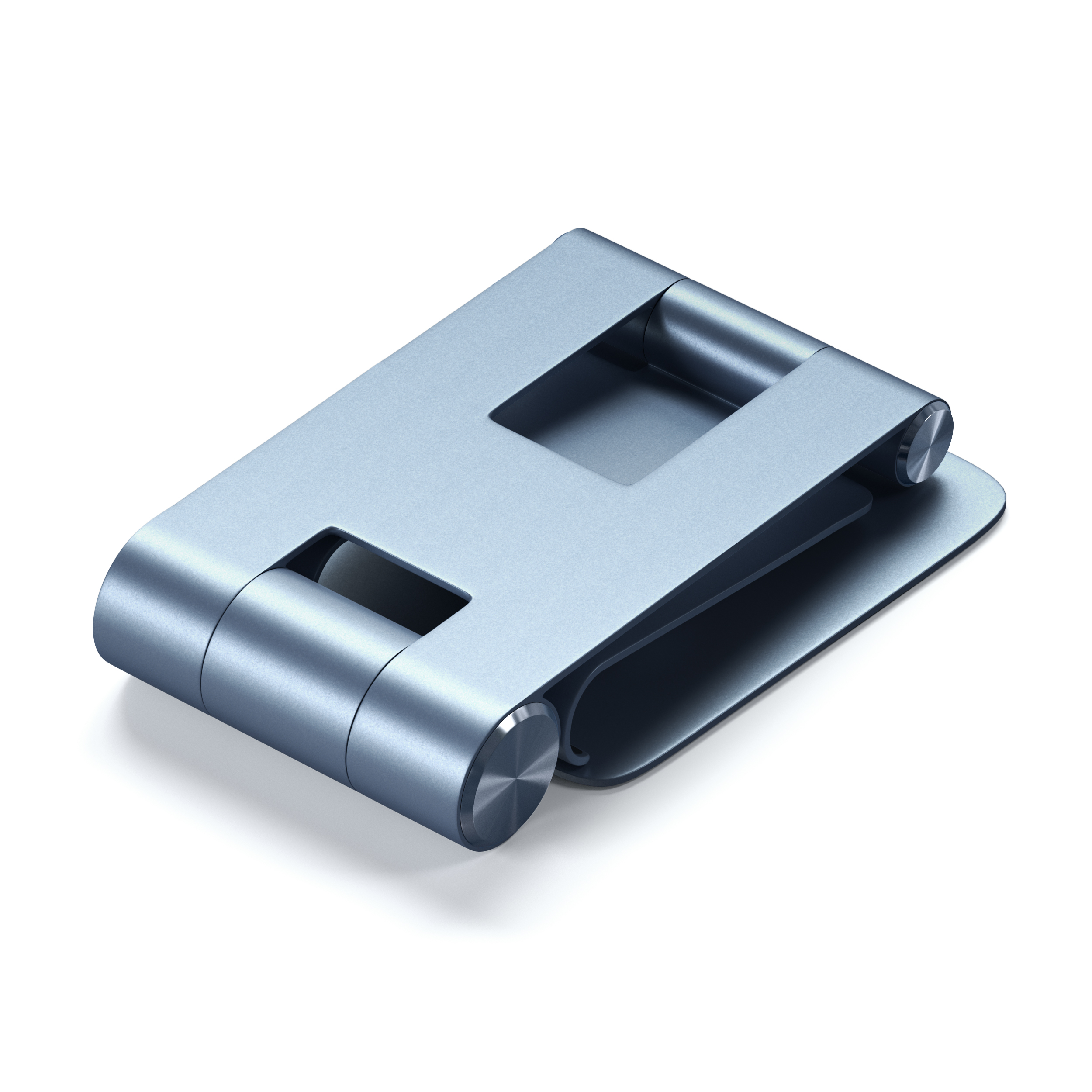 Blue Aluminum R1 SATECHI Holder Foldable Stand Hinge Universal
