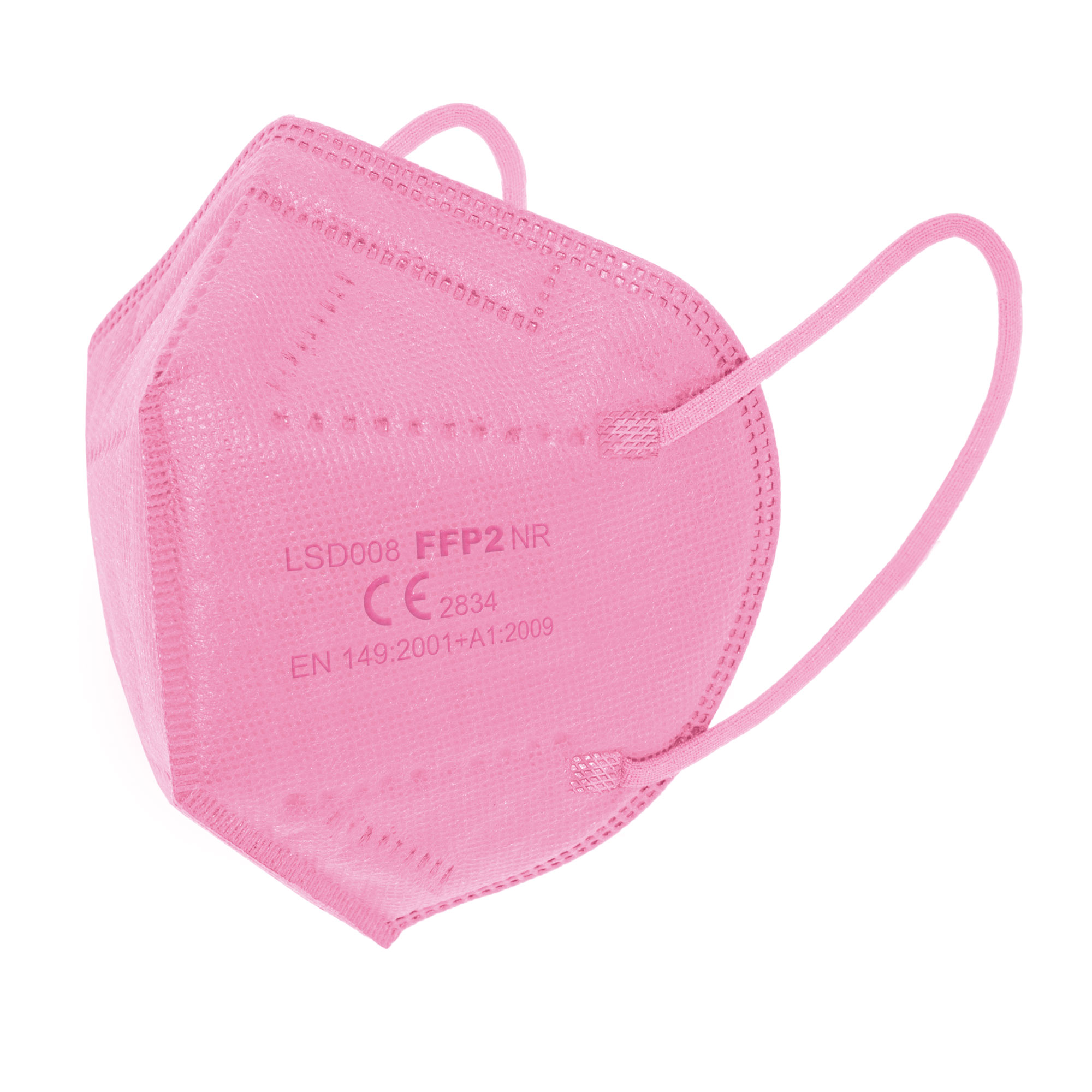 CN CLUB einzeln Pack) FFP2-Maske NAUTICO Atemschutzmaske PINK - verpackt (25er