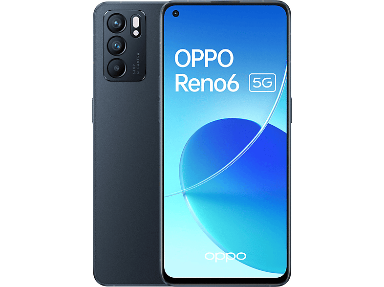 OPPO REFURBISHED (*) Reno6 5G 128GB 128 GB schwarz Dual SIM