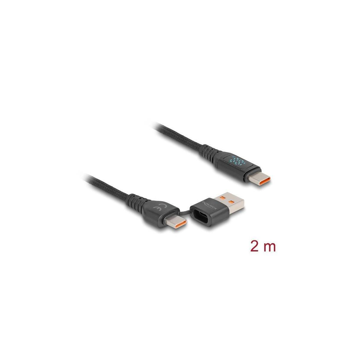 Kabel, DELOCK Schwarz 88137 USB