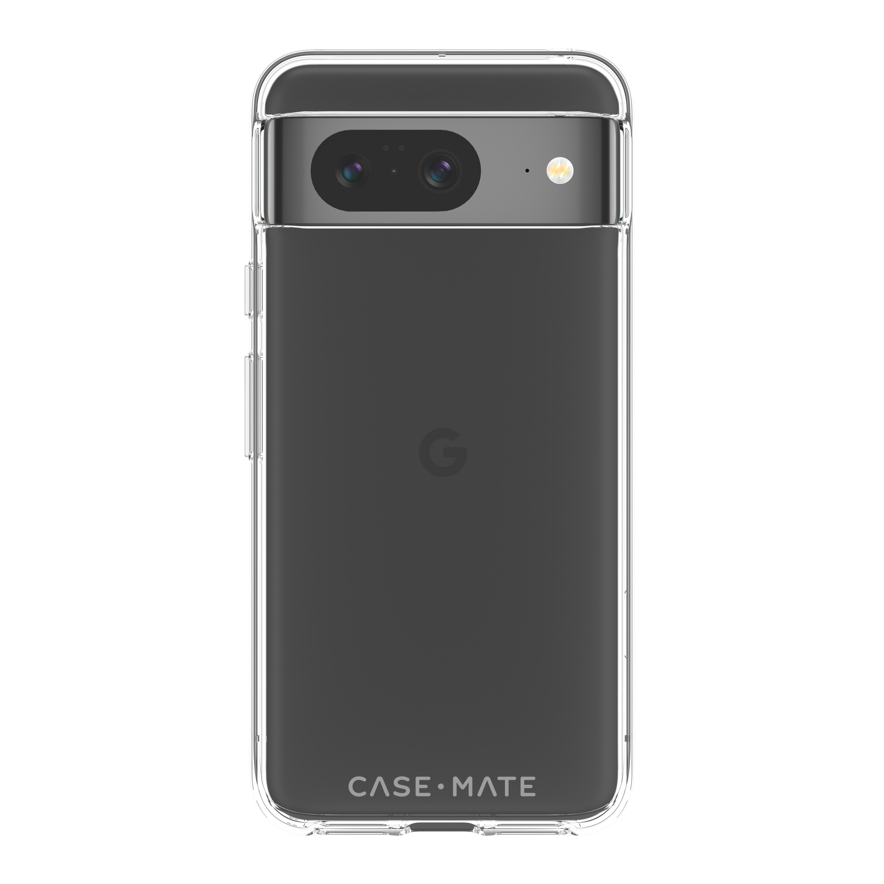 Google, 8, Signature Clear, Transparent Pixel Backcover, CASE-MATE