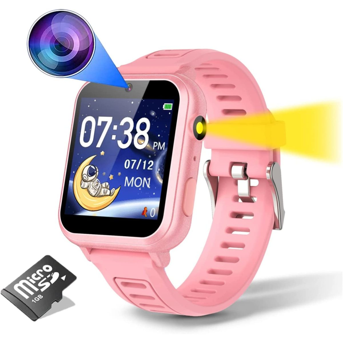 Smartwatch ELKUAIE S16 Rosa Plastik,