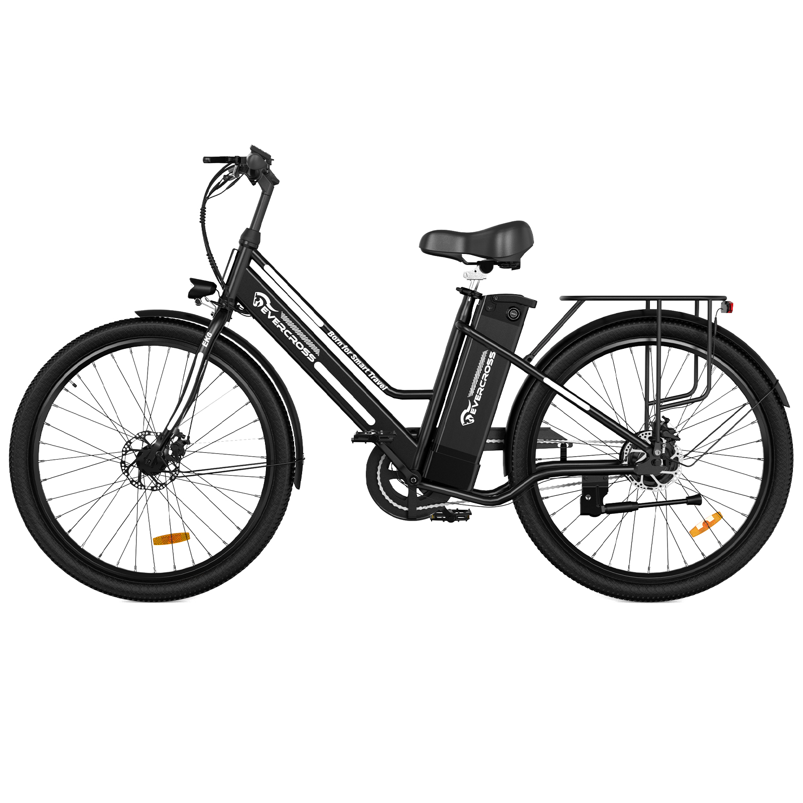 EK8S 26 EVERCROSS (Laufradgröße: Zoll, Schwarz) Unisex-Rad, Citybike