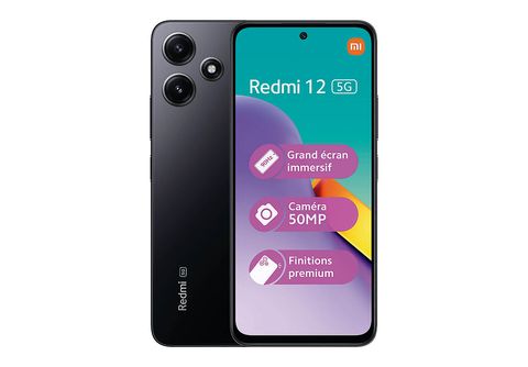 Móvil - Redmi 12 5G XIAOMI, Plata, 128 GB, 4 GB, 6,79 , Qualcomm  Snapdragon 4 Gen 2 (4 nm)