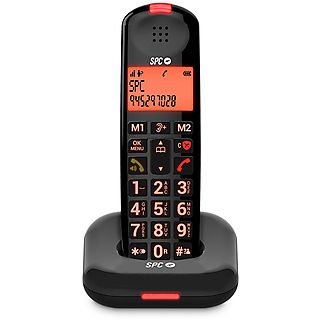 Teléfono inalámbrico - SPC Comfort Kairo, Análogo, Negro