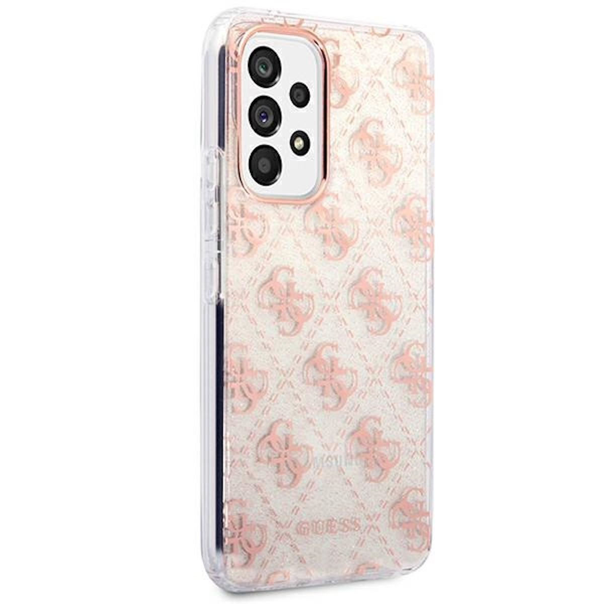 Design Collection Samsung, Galaxy A53 Backcover, Case, Glitter Rose 4G A536, GUESS 5G