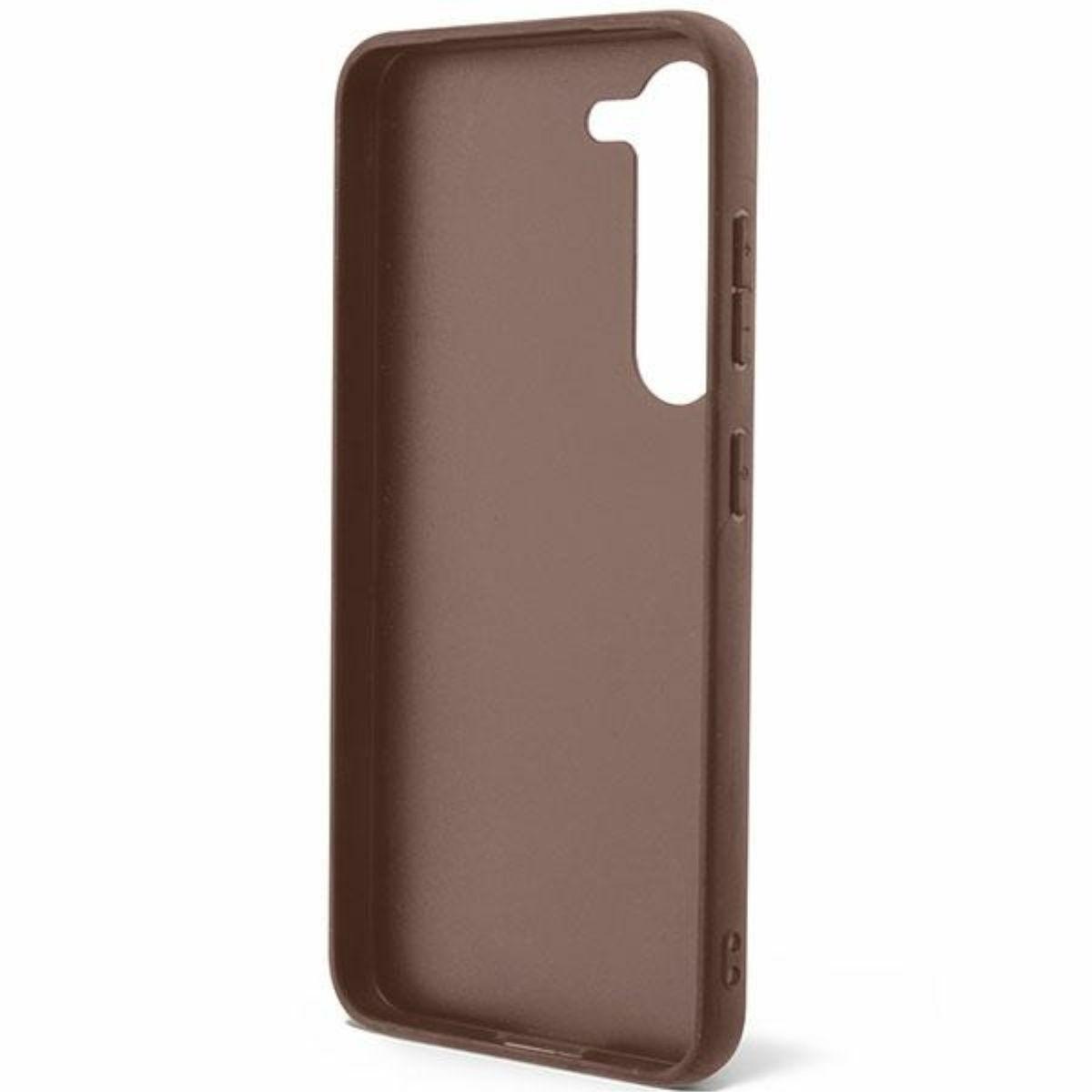 Stripe Backcover, Samsung, 4G Design GUESS Plus, Braun Collection S23 Hülle, Galaxy