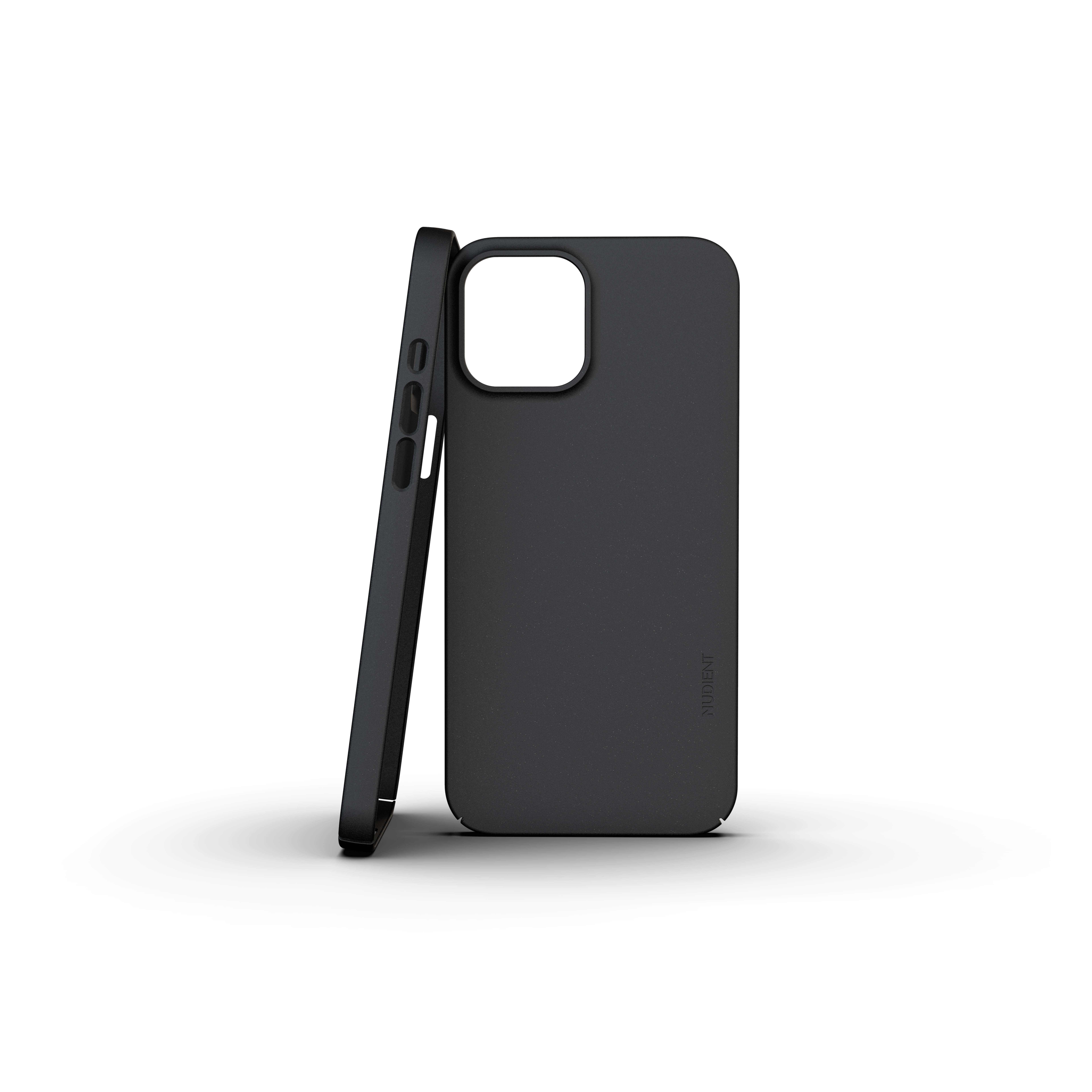 12 MAX, Thin Case BLACK PRO Backcover, MagSafe, APPLE, IPHONE V3 NUDIENT