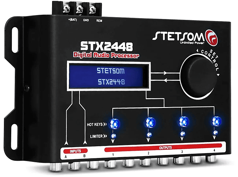 STETSOM Stetsom STX24484-Kanal DSP 4-Kanal DSP 