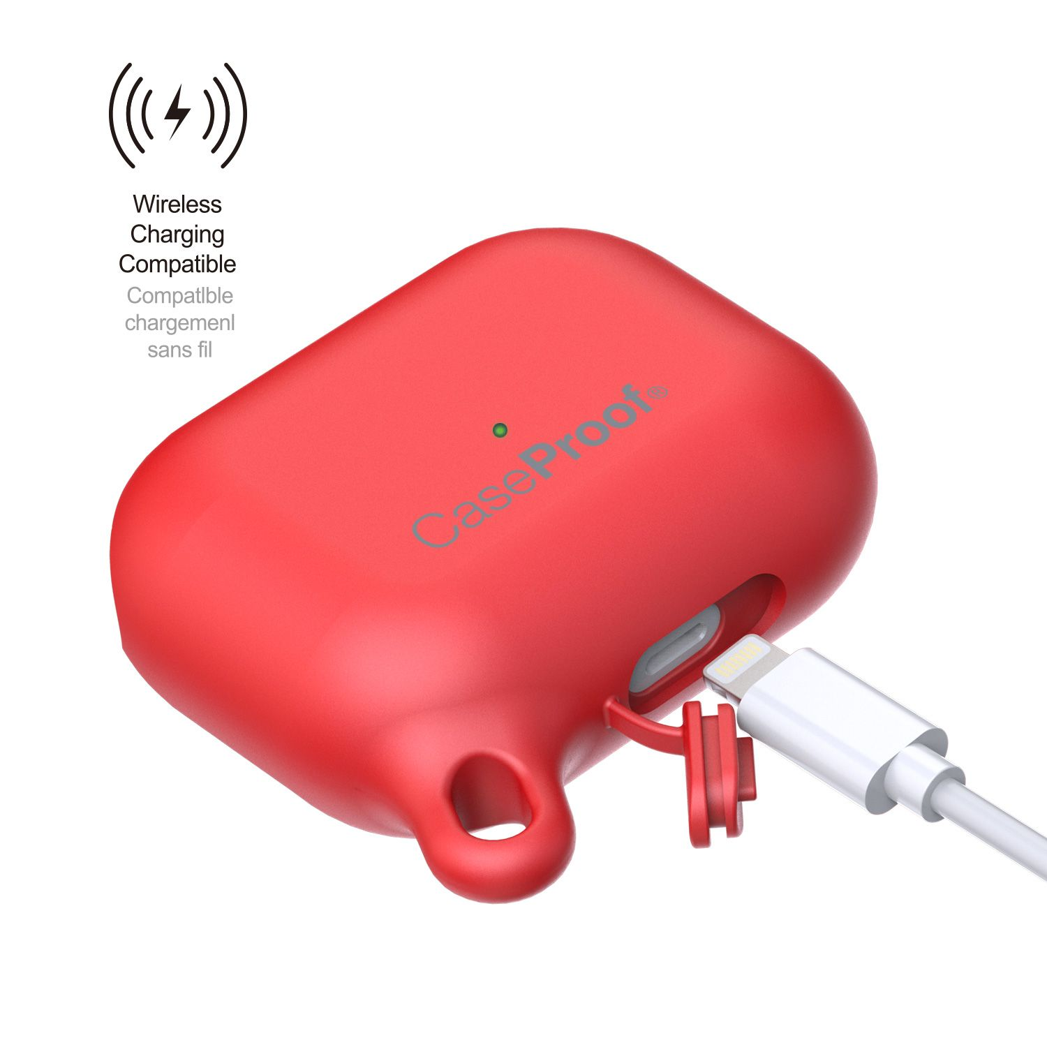CASEPROOF waterproof case, Backcover, APPLE, RED AIRPODS PRO