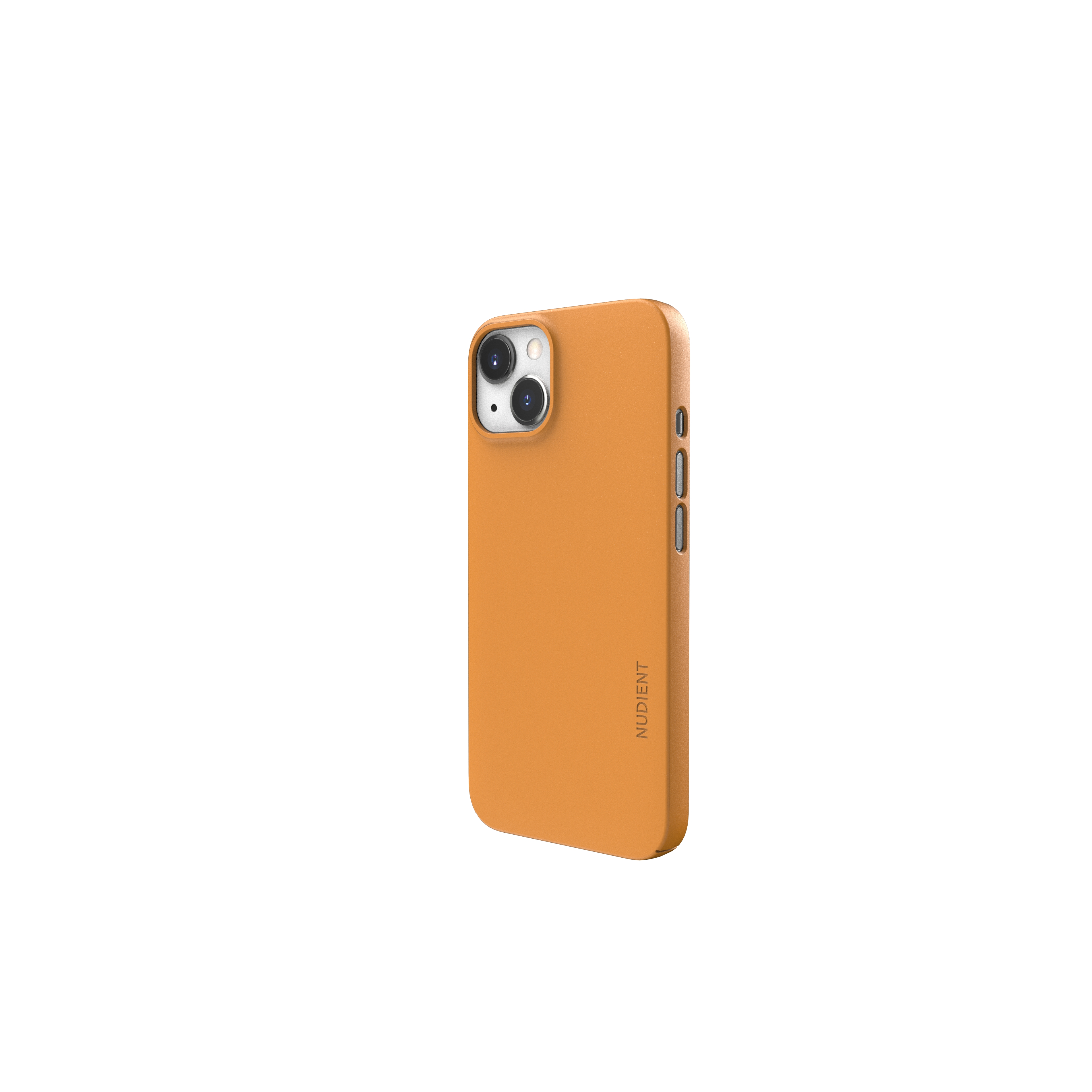 NUDIENT Thin Case IPHONE V3, APPLE, 13, Backcover, YELLOW