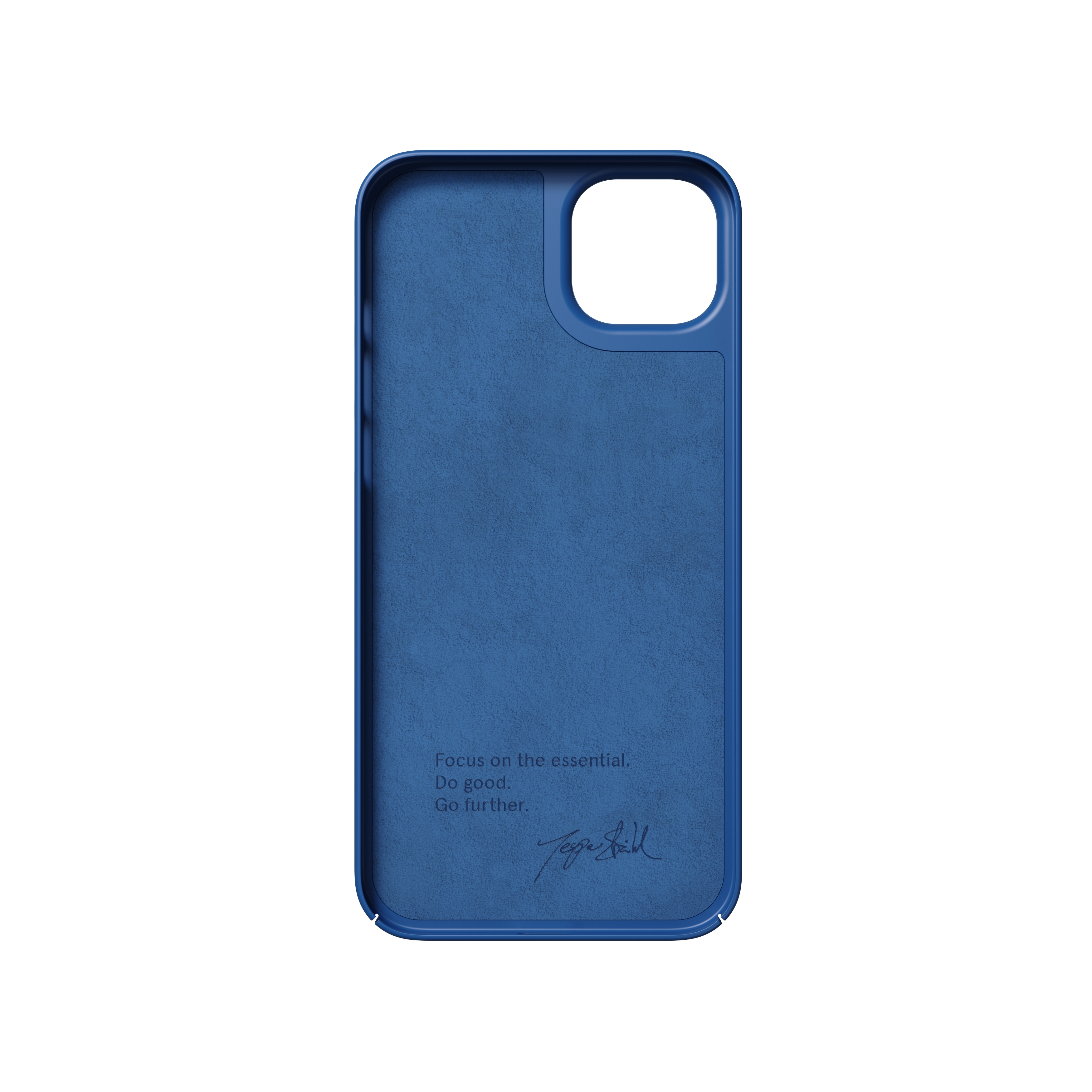 NUDIENT Thin, BLUE Backcover, 14 PLUS, IPHONE APPLE