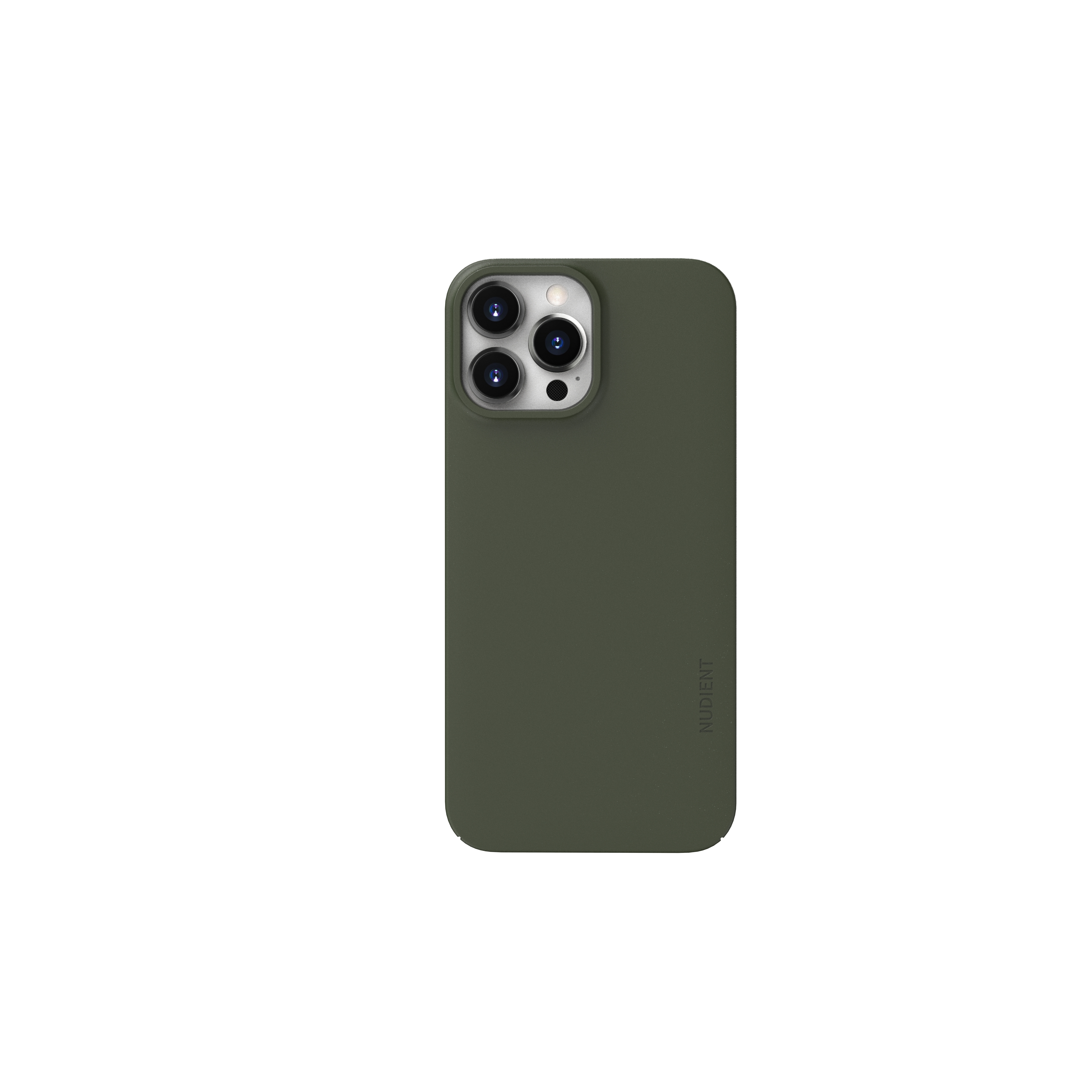NUDIENT Thin 13 GREEN Backcover, PRO Case APPLE, V3, IPHONE MAX