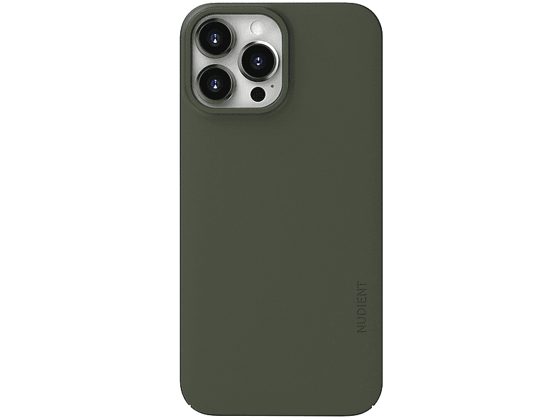 NUDIENT Thin Case PRO IPHONE GREEN V3, APPLE, MAX, 13 Backcover
