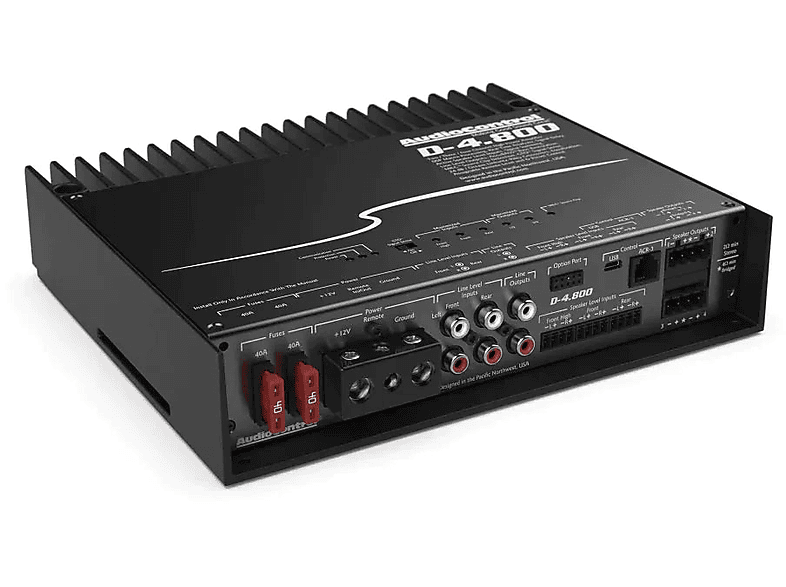 DSP-Verstärker 4-Kanal D-4.8004-Kanal Audiocontrol DSP-Verstärker AUDIOCONTROL
